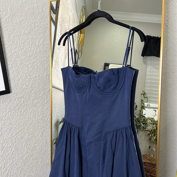 HOUSE OF CB 'Samaria' French Navy Corset Sundress NWOT - Picture 9 of 10